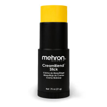 Mehron Makeup CreamBlend Stick - Kroppsmålning (.75oz) (Gul)