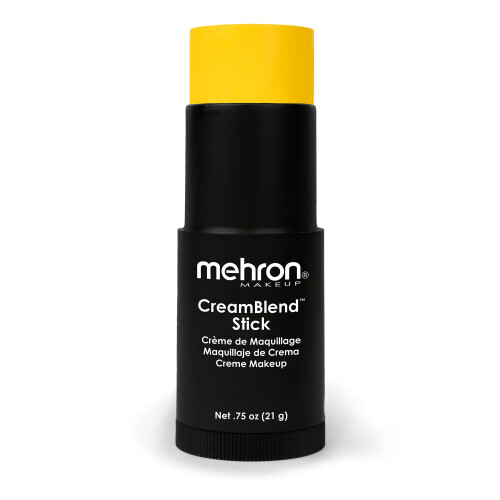 Mehron Makeup CreamBlend Stick - Kroppsmakeup (.75oz) (Gul)