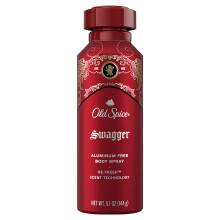 Old Spice Old Spice Aluminiumvrije lichaamsspray voor mannen Swagger 5,1 oz 5,1 ounce