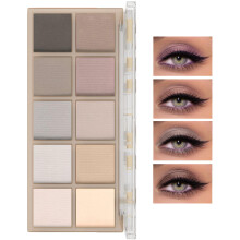 10 Colors Makeup Naked Eyeshadow Palette Nude Matte Shimmer luomivripaletti Natural Glitter Pigment luomivripaletti Pitkkestoinen ja vedenpitv S