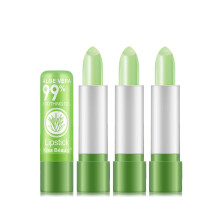 Pakivs 3 Pz Rossetto Aloe Vera Cambio Colore, Lunga Durata Nutriente Balsamo Labbra Magico