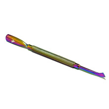 V Beauty Pure Cuticle Pusher Nail Tool (helder) - 2-in-1 antislip nagelreiniger Cuticle Remover voor schone en gezond uitziende vingernagels en teenn