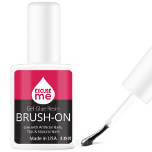 Excuse Me Brush On Gel Super Sterke Nagellijm voor Natuurlijke Nagels, Zijde Wrap, Glasvezel, Strass