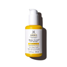 Kiehl's Better Screen UV Serum SPF 50+, Unsichtbare Gesichts-Sonnencreme mit Kollagenpeptid