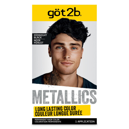 Got2b Metallics Colore permanente per capelli Nero notte