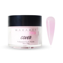 Polvere acrilica MakarttPro - Copertura per unghie per extension da 56 g/2 oz, perfetta per onicotecniche private professionali - Colore: Rosy Ve