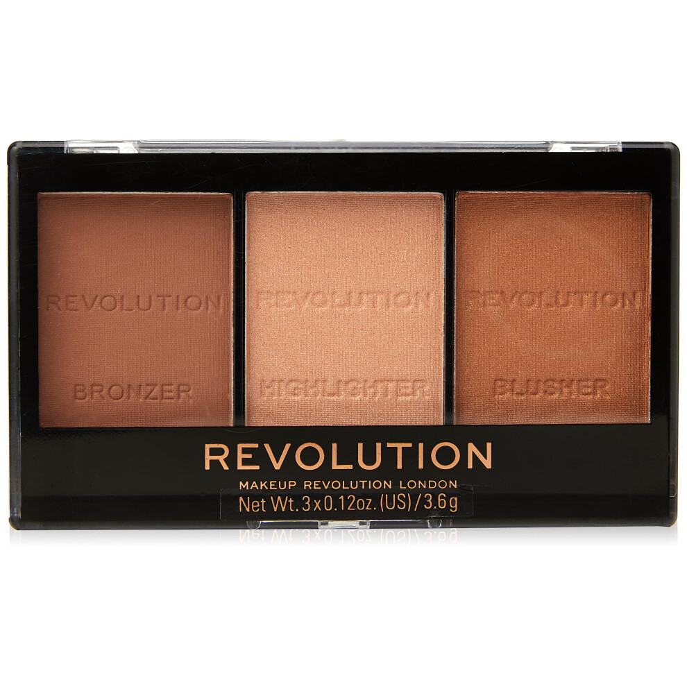 Makeup Revolution Light Ultra Sculpt And Contour Kit Ultra /Med C04 Mixed 10.8 G (Pack Of 1)