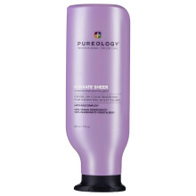 Pureology | Hydrate Sheer Moisturising Conditioner| For Fine, Colour Treated Hair | Lightweight | Silicone-Free | Vegan 266ml