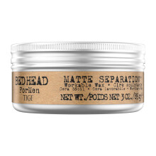 Bed Head For Men by TIGI - Matte Separation Workable Wax - Professional Firm Hold Hair Wax - Hair Styling Product Formulated With Beeswax - For Short