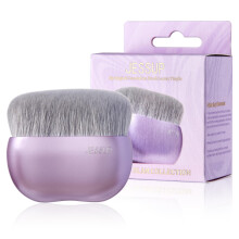 Jessup Foundation-Pinsel fr flssiges Make-up, groer flacher Kabuki-Pinsel zum Verblenden, Polieren, Tupfen, luxurises Lila SF003