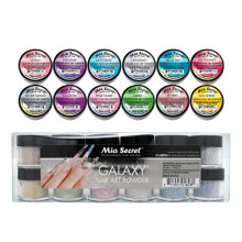 Polvere Acrilica Collezione Mia Secret Galaxy 12 Pz