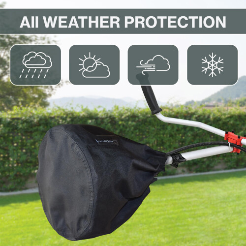 3Pcs Dust Shield for Trimmer Motors Including Full-Black 1