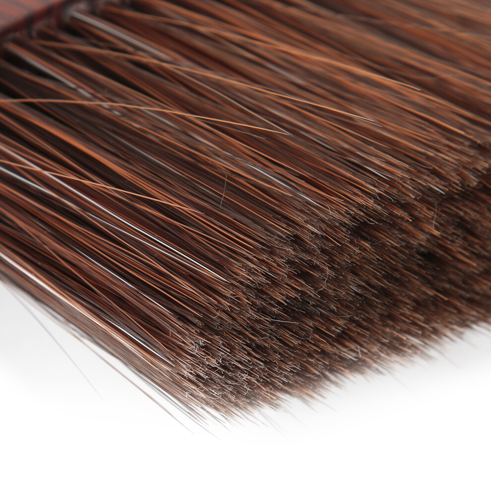 Wooden Neck Duster Brush for Hair Salons & Home - Soft Nylon Bristles