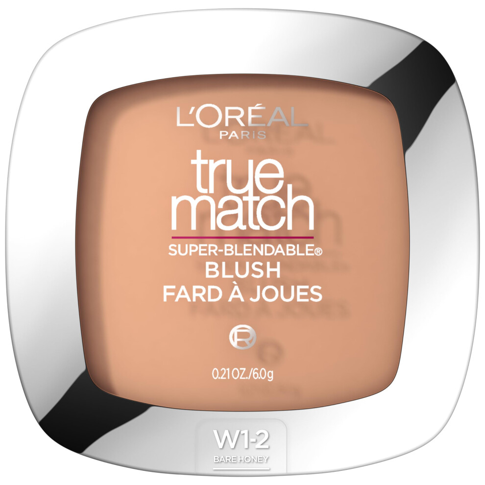 Loral Paris L'oreal Paris True Match Super-Blendable Powder Blush Bare Honey 0.21 Oz (Packaging May Vary)