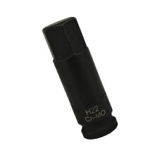 Professional Grade Impacts Ready Hex Bit Sockets 4mm 10mm-H22