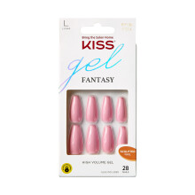 KISS Gel Fantasy -veistoksiset pitkt tekokynnet - Lukemattomia kertoja helppo levitt Helppo irrotus jopa 7 pivn ajan arkun muoto Pitkkestoinen