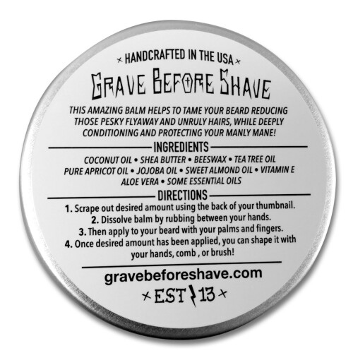 Grave Before Shav Beard Oil (Bay Rum Scent) 120ml 1