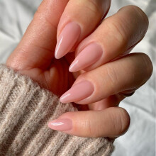 KQueenest 48 kpl Mantelipuristin kynsille Keskipitk painallus vaaleanpunaisille kynsille Yksivrinen keskipitk tekokynsi Akryyli Stiletto Nails Lii