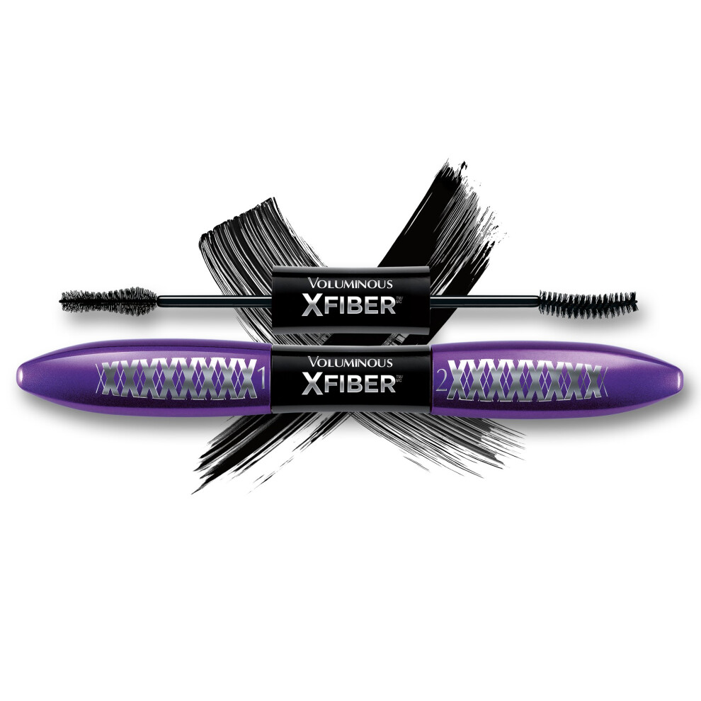 Lor?L Paris Black Loréal Paris Voluminous X Fiber Washable Mascara, Est 0.43 Fl. Oz.