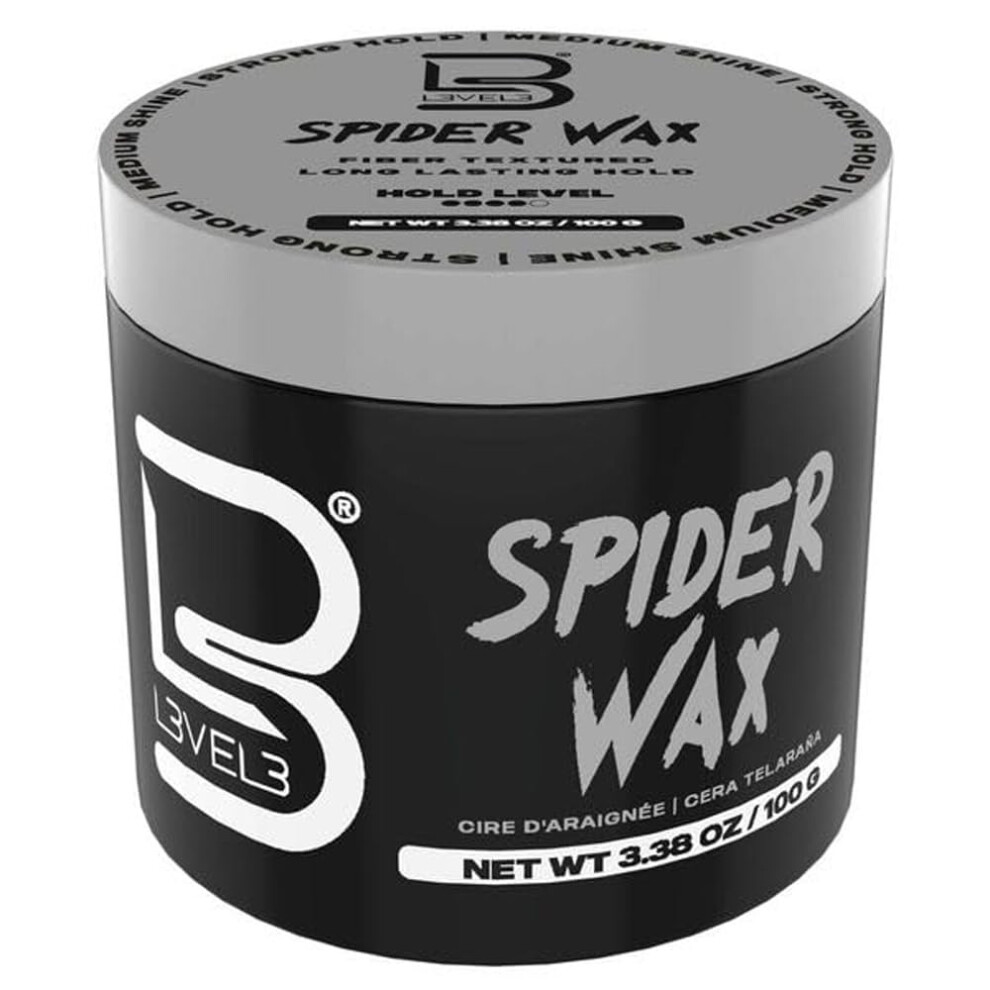 L3 Level 3 Spider Wax - Long Lasting And Strong Hold Improve Your Hair Volume And Texture