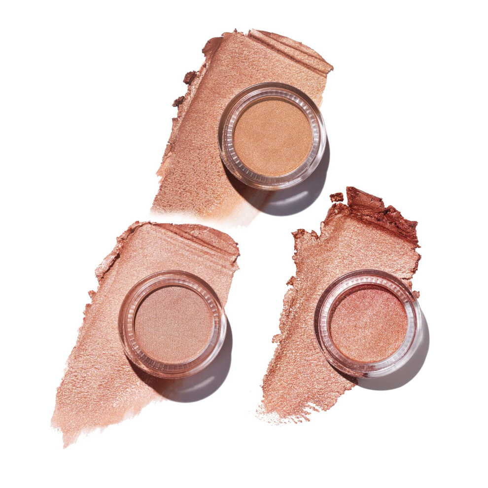 Oulac Cream Eyeshadow Also For Highlighter Large Capacity Highly Pigmented Eye Shadow Waterproof &Long Lasting With Moisturizing Formula Shimmer Gli