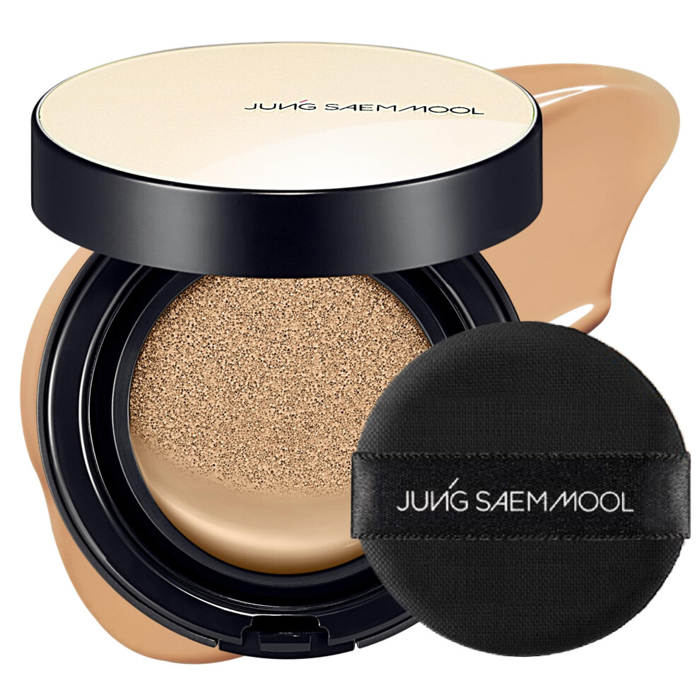 Jung Saem Mool Light Essential Skin Nuder Cushion 25W Latte 0.49 Fl Oz No Refill Natural Radiant Finish Cushion Foundation With Buildable Coverage