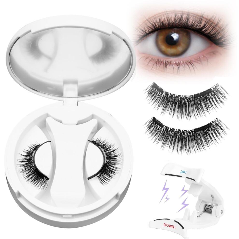 Xtkdaiui Magnetic Eyelashes With Applicator Giani Magnetic Lashes Natural Look Reusable No Glue Needed Soft Eyelashes Kit Lightweight & Waterproof 3D Soft Fl
