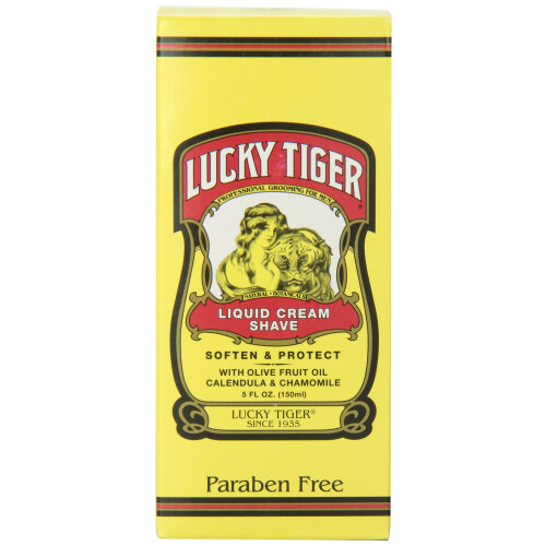 Lucky Tiger Liquid Cream Shave, 5 Oz 2
