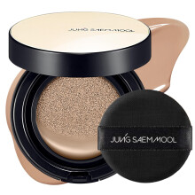 JUNG SAEM MOOL Essential Skin Nuder Cushion 26N Taupe Beige 0,49 Fl Oz Senza ricarica Fondotinta con finitura radiosa naturale con copertura modu