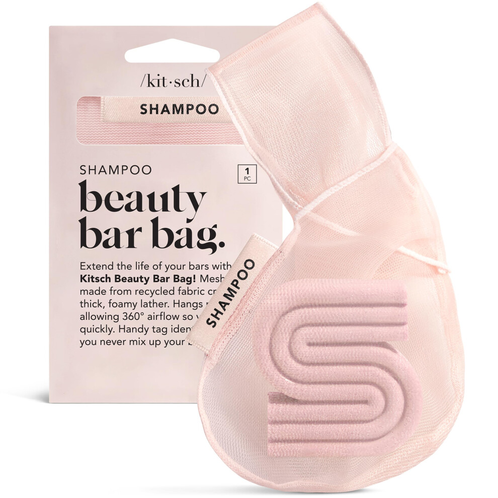 Kitsch Bottle Free Beauty Soap Bar Bag - Soap Savers For Bar Soap & Shampoo Bar Holder | Bar Soap Bag & Bar Soap Pouch For Shower | Shampoo Bar Bag & Mesh