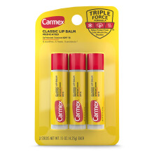 Carmex Stick Labello Medicato, Idratante per Labbra Secche e Screpolate - Confezione da 3