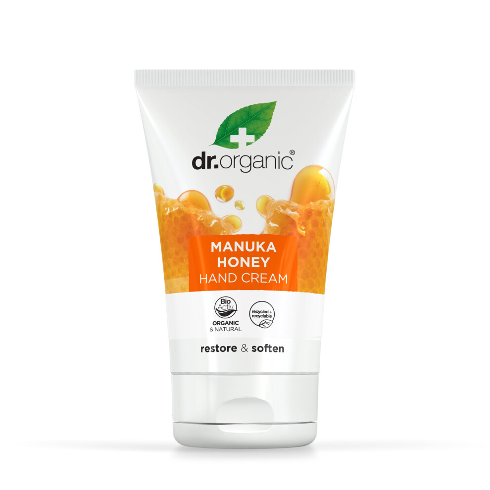 Dr.organic Cream Organic Manuka Honey Hand And Nail 125Ml