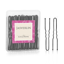JASVERLIN U Fermagli Neri per Capelli Spessi U Pins per Chignon Accessori per Capelli