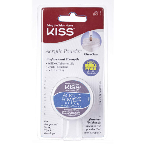 Kiss Acryl Powder Ultra Clear BK111