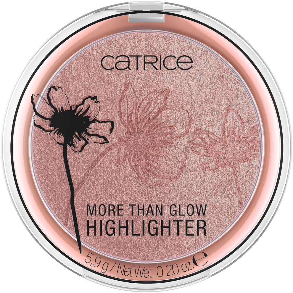 Catrice | More Than Glow Highlighter | Silky Soft Pressed Powder For Intense Radiant Glow | Vegan & Cruelty Free (040 | Absolute Blushin' Bright)