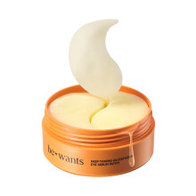 BE+WANTS Bewants Hydrogel-oogpleisters met diep verstevigende glutathion 60 pleisters onderoogmaskers voor verheldering en glans Cafe?e- en niacinami