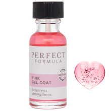 Perfect Formula Pink Gel Coat - Negleforst?rker til beskadigede negle Keratin neglebehandling Sheer Pink Gel Neglelak - Fremstillet i USA 0,60 fl