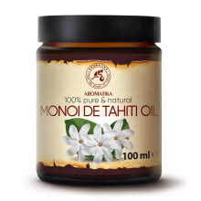 AROMATIKA Monoi de Tahiti Olio Carrier 100ml - Olio di Cocco - Olio Base Puro