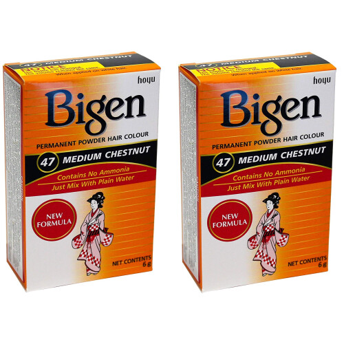 Bigen Bigen Powder Hair Color #47 Medium Chestnut, 0.21 1