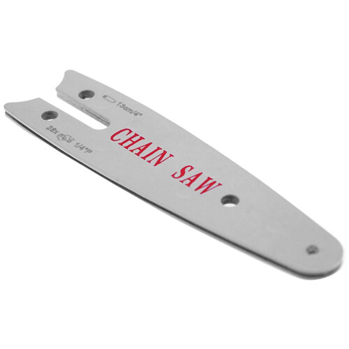 Mini Electric Chainsaw Set Guide Plate 11-inch Chain Silver 2