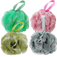 DadyMart frdozuhany luffa szivacs 60g frdohls puff zuhanygolys testradr hmlaszt frdoszivacs noknek s frfiaknak 4 db-os fekete kszlet (Loo