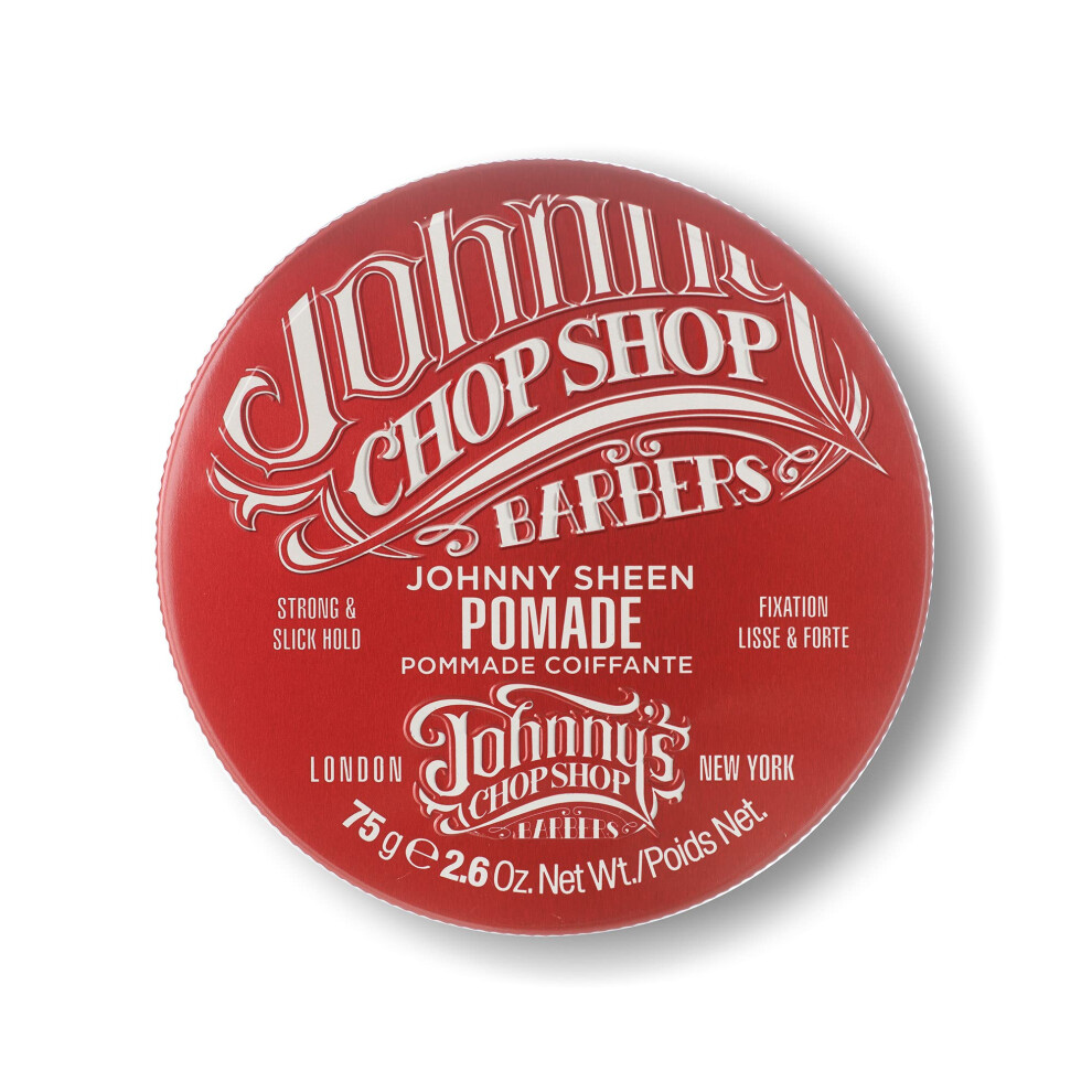 Johnny's Chop Shop Hair Pomade Strong & Slick Hold 75G