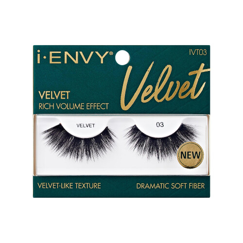 i-ENVY Cílios Postiços, Dramáticos e Fluffy, Volume Macio, Reutilizáveis, Olhar Natural, Curvados