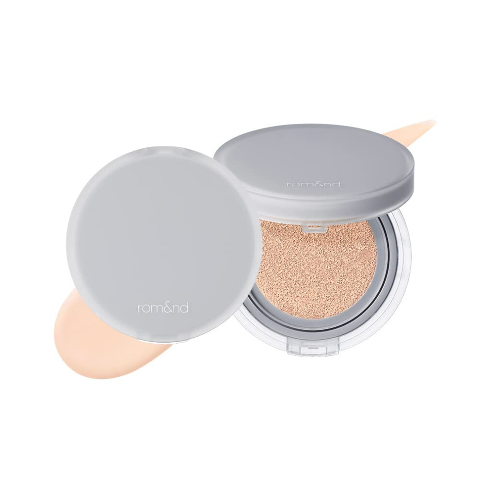 Romand Light Rom&Nd Nu Zero Cushion Foundation Semi-Matte Medium To High Coverage Pure 21 - Image 4