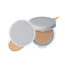 Rom&nd Nu Zero Cushion (05 Sand 25) Langanhaltendes, halbmattes Finish mit hoher Deckkraft, makelloser Teint ohne klumpiges Gesichts-Make-up, Basis u