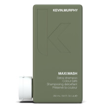 KEVIN.MURPHY MAXI.WASH - Detox - Tar bort uppbyggnad & mineraler - Färgsäker - Huvudvårdsschampo - Sulfat- & parabensfritt - 250 mL