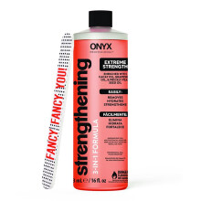 Onyx Professional 3-in-1 Versterkende Nagellakremover met 7 inch Vijl, 16 fl oz - Verwijdert Nagellak, Hydrateert, Versterkt Nagels | Infuse
