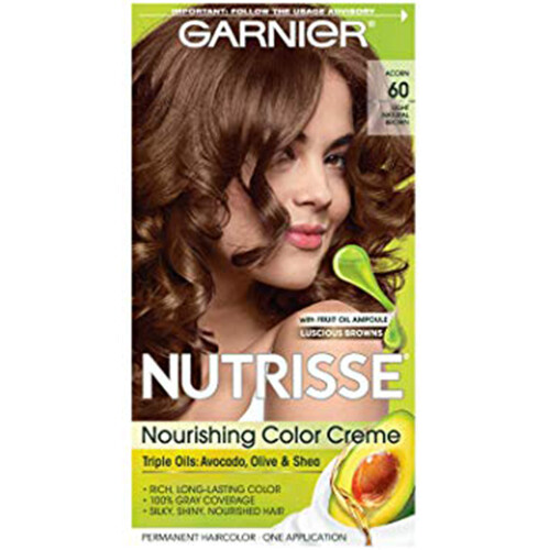 Garnier Garnier Nutrisse Χρώμα Μαλλιών Κρέμα, 60 Φυσικό Καφέ (Ξύλο Καστανιάς) 1