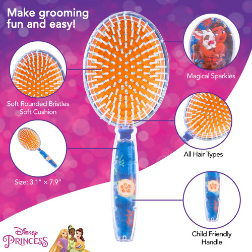 Escova de Cabelo Moana com Estrelas Mágicas e Confete - Idades 3+ 2