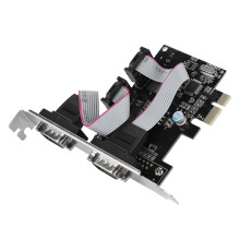 PCI-E to Dual RS232 Serial Card 2 Port PCI Express Controller Add-on